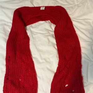 Urban Outfitters Red Knit sleeve top